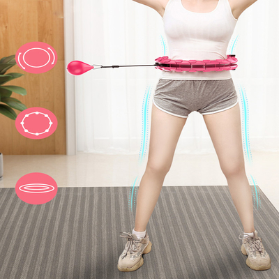 ABS 24 Knots Fitness Smart Hula Hoop ، 24 قسمًا أوزان Hula Hoop 1.3 كجم