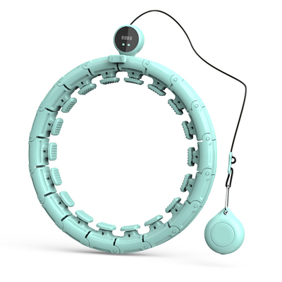 ABS PVC PP Smart Counting Hula Hoop ، حزام لياقة بطن قابل للتعديل