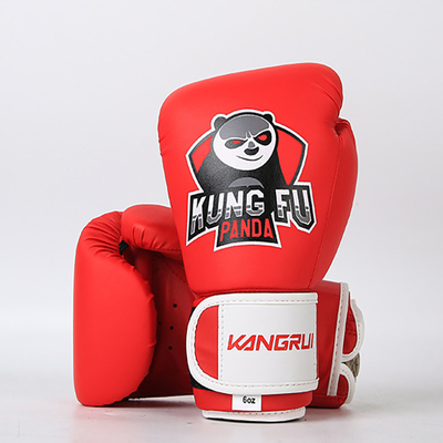 PU Leather EVA Kids Boxing Gloves تنفس الملاكمة واقية
